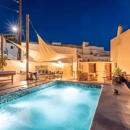 Casa Terra Vedema With Sunset Privacy Plunge Pool And 350 To 450 Mbps Starlink Internet * 이아